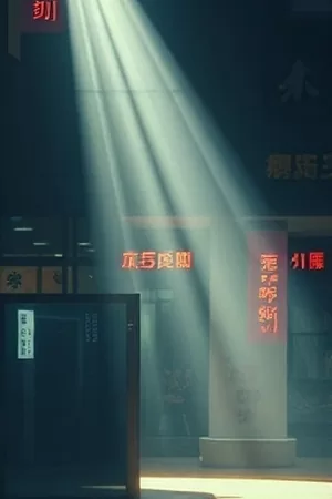 《雨落青瓦》剧集封面，雨中青瓦屋檐与一盏纸灯笼