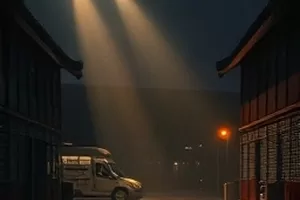 《纸上长安》剧集封面，泛黄舆图上压着的青铜镇纸
